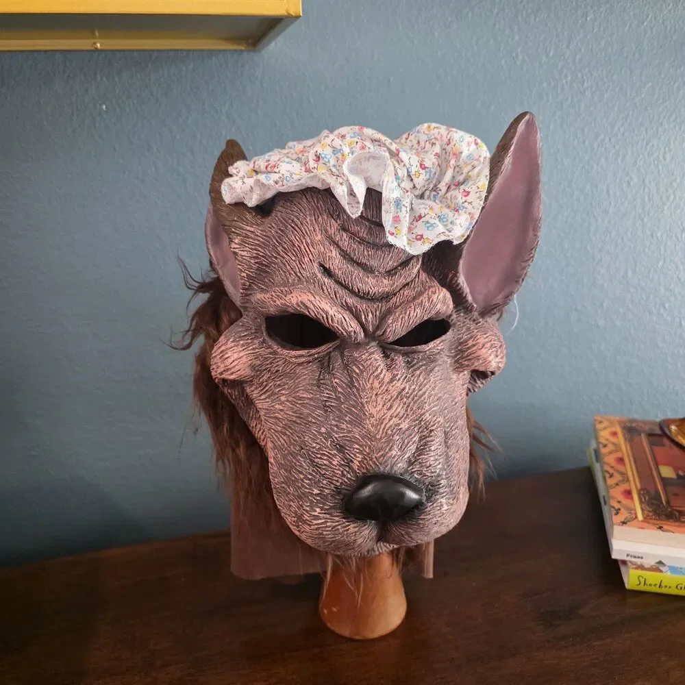 Costume Cosplay Big Bad Wolf Mask/Hat for Little Red Riding Hood Dress Up Adult